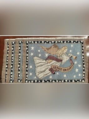 Set of 4 Angel Peace on Earth Tapestry Placemats - New , Never Used
